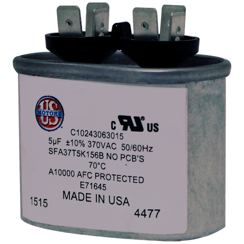 55L440 - 55MFD 440V Oval Run Capacitor