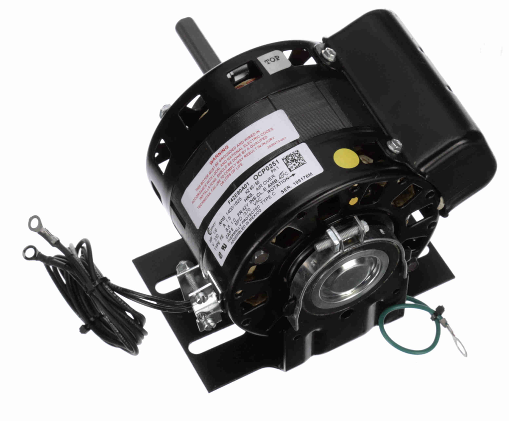 OCP0251 - Century OEM Replacement Motor, 1/6 HP, 1 Ph, 60 Hz, 230 V, 1400/1625 RPM, 1 Speed, 42 Frame, OPEN