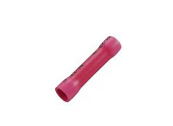 2060C - 22-18 AWG Red Vinyl Insulated Butt Connector 100 Pcs