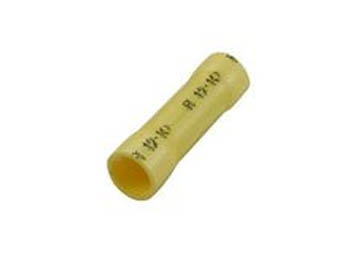 2062F - 12-10 AWG Yellow Vinyl Insulated Butt Connector 50 Pcs