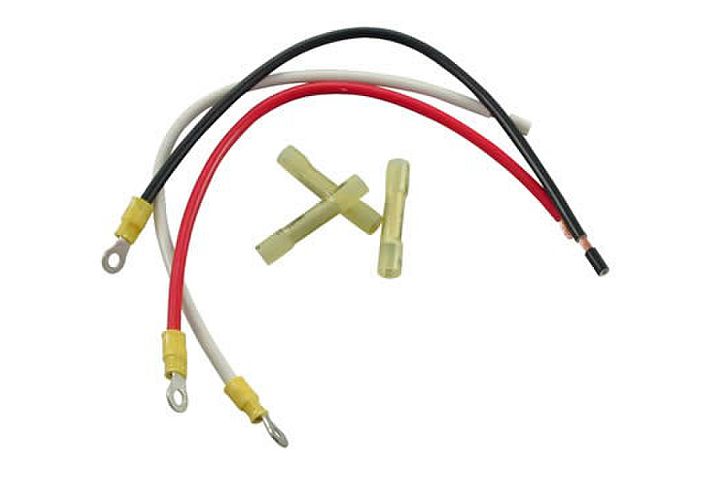 2521F - Compressor Leads w/Rings 10 AWG Motor Wire & CS Heat Shrink