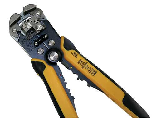 5020F - Heavy Duty EZ Crimper/Stripper Tool - 5-IN-1 Quick & Easy Way to Strip & Cut Wire 10-24 GA