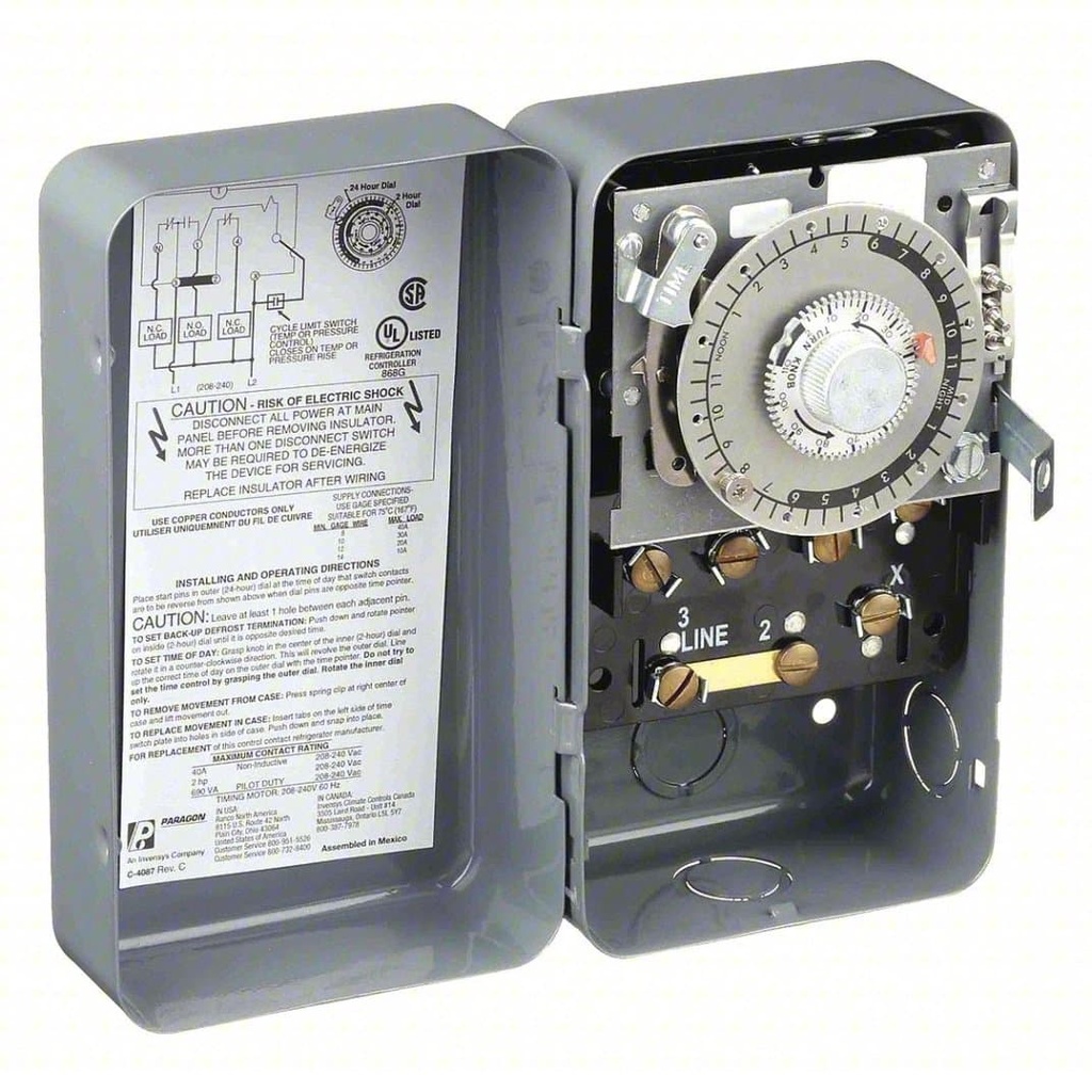 8041-20 (804120) - DEF TIM 40AMP 2HP 230V CLK T IN TIM TER