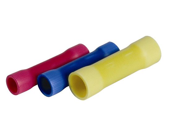 2156H - 22-10 AWG Red, Blue, Yellow Vinyl Insulated Butt Connectors