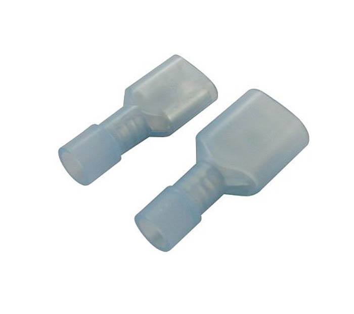 2116C - 16-14 AWG .250 Tab Blue Push-On Fully Insulated Nylon FM Dis