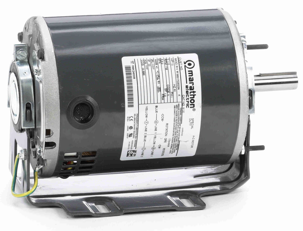 S120 - General Purpose Motor 1/2 HP 1-Ph 60Hz 115V 1800RPM 56 Frame DP