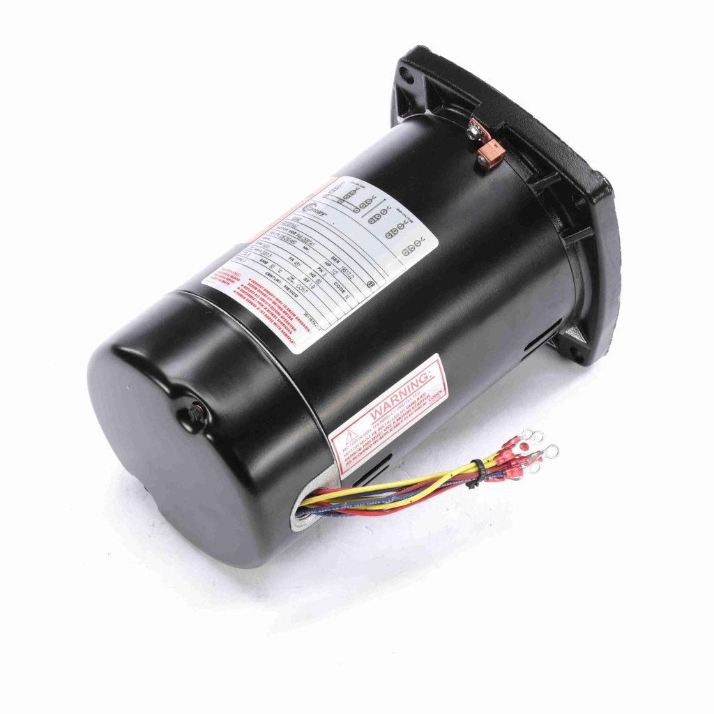 Pool Pump Motor 1/2 HP 3 Ph 60 Hz 208-230/460 V 3600 RPM 48Y FRM ODP - Q3052