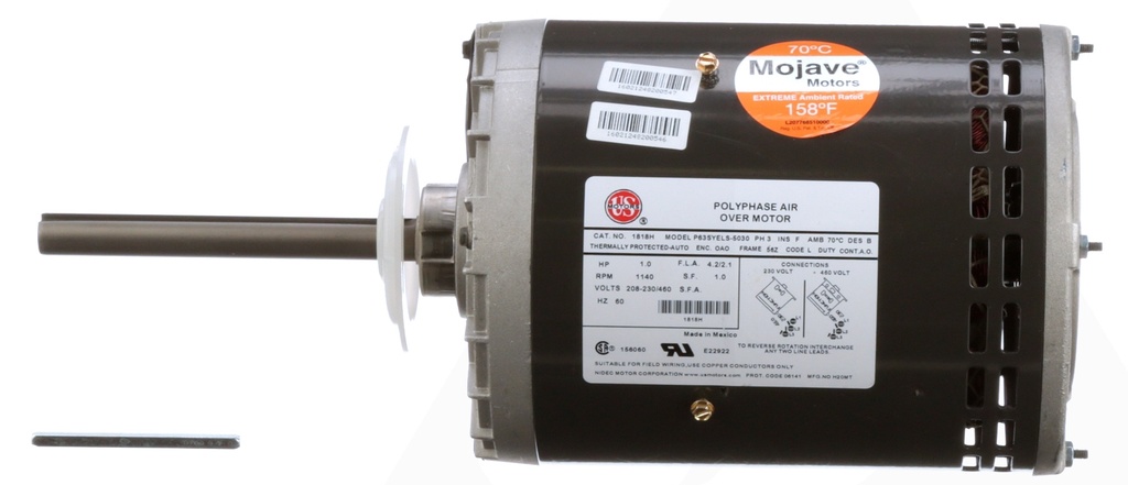 1818H - 1 HP - OAO - 1140 RPM