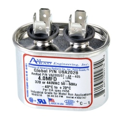 [USA2028] USA2028 - 4MFD 370/440V OVAL USA MADE CAPACITOR