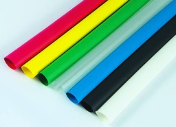 [4052H] 4052H - Assorted 1/2",3/4",1" Black Heat Shrink Tubing (5) 4" Pcs